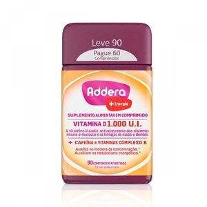 Addera + Energia 1000UI 90 Comprimidos Revestidos