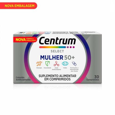 Centrum Select Mulher Comprimido - Frasco com 30 Comprimidos - Imagem 1