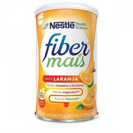 Fiber Mais Sabor Laranja Lata 170G - Imagem 1