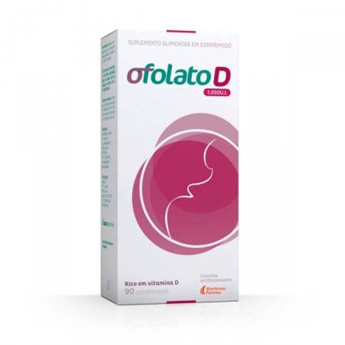 Ofolato D 1000UI 90 Comprimidos - Imagem 1