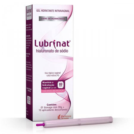 Lubrinat Gel Vaginal 30G + 10 Aplicadores - Imagem 1