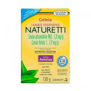 Naturetti Geleia Oral Sabor Ameixa - Frasco com 130g