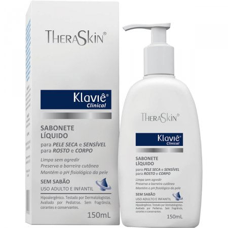 Klaviê Clinical Theraskin Sabonete Líquido 150mL - Imagem 1