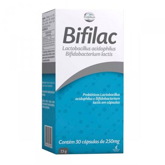Bifilac 250mg 30 Cápsulas - Imagem 1