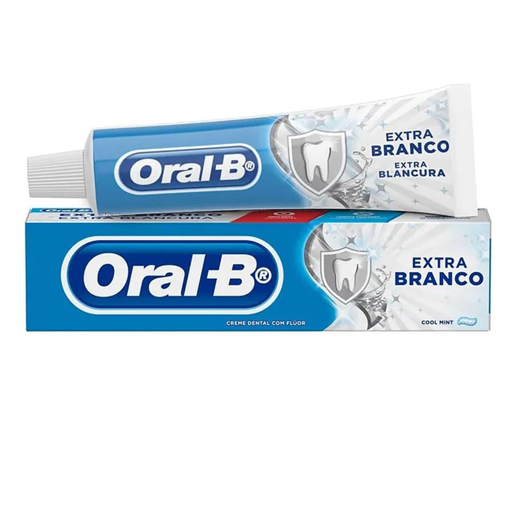 Creme Dental Oral-B Extra Branco 70g - Imagem 1