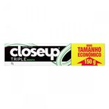 Creme Dental Close Up Triple menta, 1 unidade com 150g