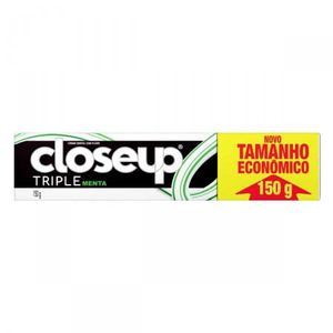 Creme Dental Close Up Triple menta, 1 unidade com 150g