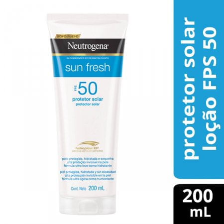 Protetor Solar FPS50 Neutrogena Sun Fresh com 200mL - Preview 2
