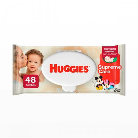 Lenço Umedecido Disney Baby Huggies Supreme Care Pacote 48 unidades - Imagem 1