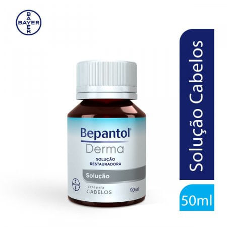 Bepantol Derma Solução Restauradora Ideal para Cabelos - Frasco com 50mL - Imagem 1