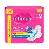 Absorvente Intimus Gel Tripla Protecao Suave Com Abas, 32 Unidades