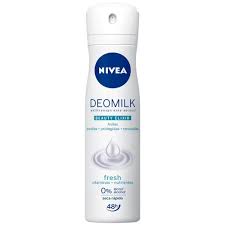 Desodorante Antitranspirante Nivea Deomilk Fresh Aerosol Com 150ml - Imagem 1