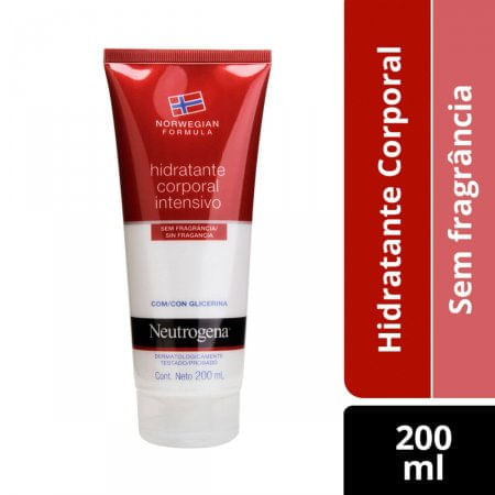 Norwegian Hidratante Corporal Intensivo Neutrogena Creme sem  Fragrância 200mL - Imagem 1
