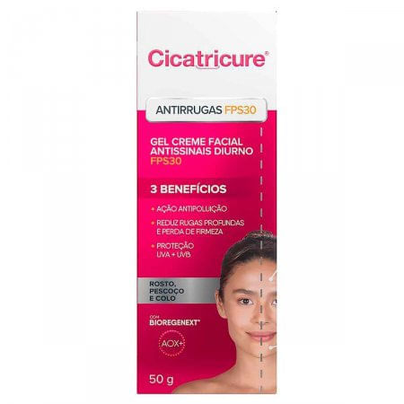 CICATRICURE CREME ANTI-IDADE FPS30 50G - Imagem 1