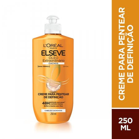 Creme de Pentear Elseve Oleo Extraordinario Cacho 250ml - Imagem 1