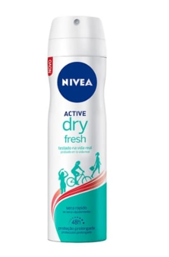 Desodorante Feminino Nivea Active Dry Fresh Aerosol 150ml - Imagem 1