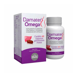Damater Ômega 60 Cápsulas Gelatinosas Moles