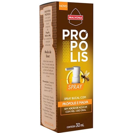 Malvona Própolis Spray 30 mL - Imagem 1