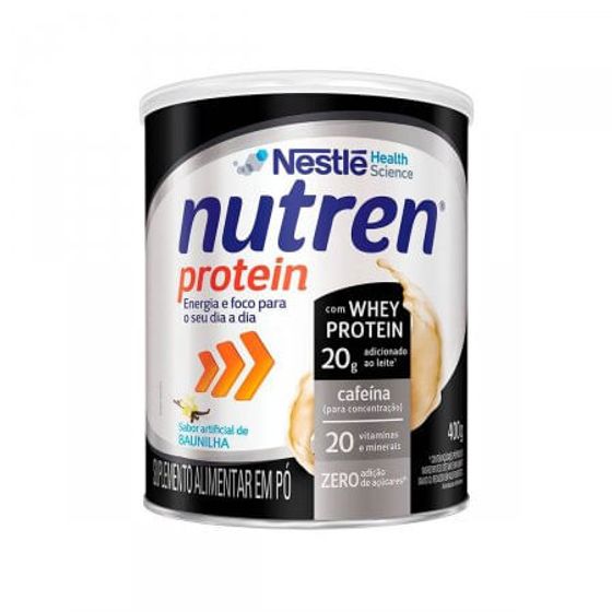 NUTREN PROTEIN SABOR BAUNILHA LATA 400G - Imagem 1