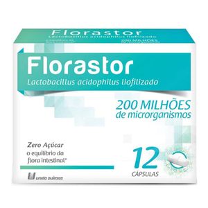 Florastor Probiótico 12 Cápsulas