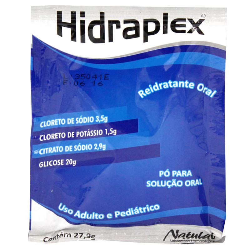 HIDRAPLEX SAIS PARA REIDRATAÇÃO ORAL SABOR NATURAL 4 ENVELOPES - Imagem 1