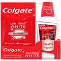 Creme Dental Colgate Luminous White 3 Unidades com 70g + Grátis Enxaguante Bucal