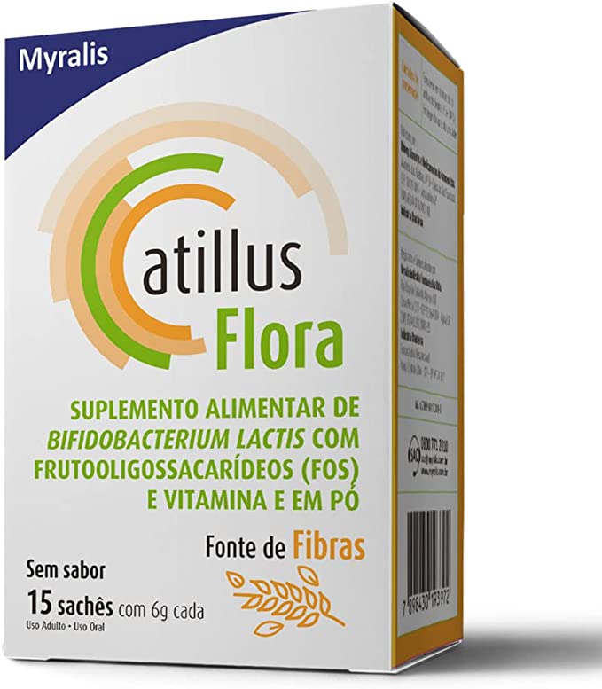 Atillus Flora sem  Sabor 15 Sachês com 6G - Imagem 1