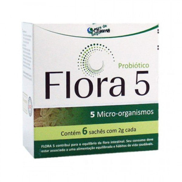 Flora-5 6 Sachês com 2G - Imagem 1