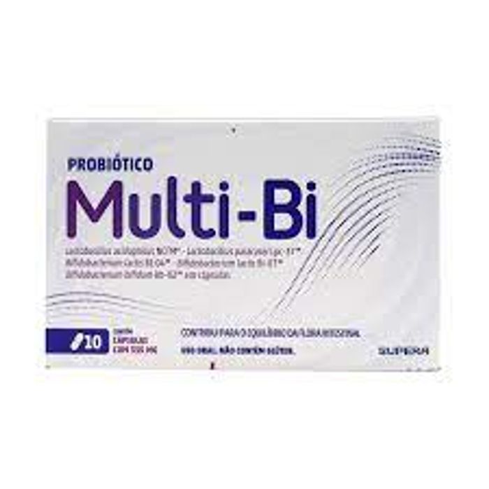 Probiótico Multi-Bi - Caixa com 10 Cápsulas - Imagem 1