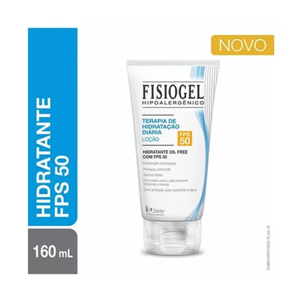 Fisiogel Oil Free Loção FPS50 160mL - Imagem 1