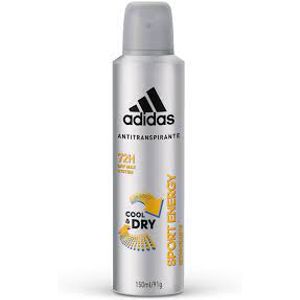 Desodorante Masculino Adidas Cool & Dry sport energy, aerosol, 1 unidade com 150mL
