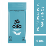 Preservativo Olla Lubrificado Sensitive, 6 Unidades