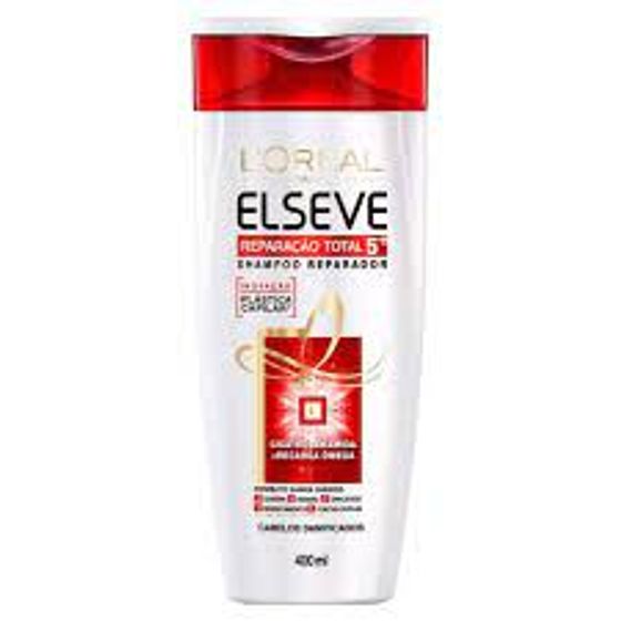 Shampoo Elseve Reparacao Total 5+ 400mL - Imagem 1
