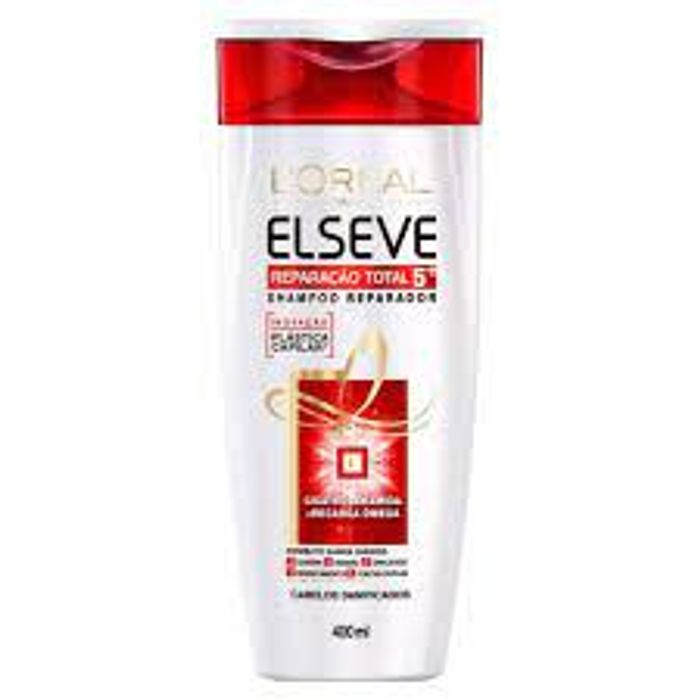 Shampoo Elseve Reparacao Total 5+ 400mL - Imagem 1