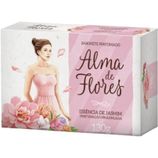 Sabonete Alma de Flores jasmim, barra, 1 unidade com 130g