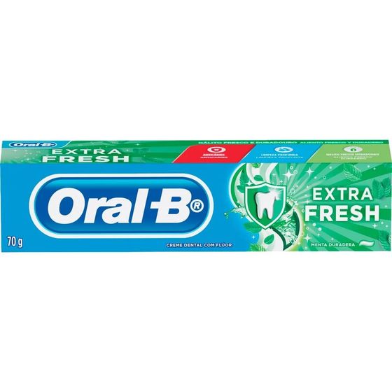 Creme Dental Oral B Extra Fresh 70g - Imagem 1