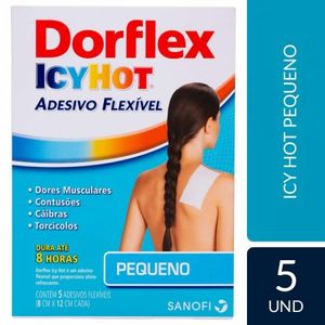 Dorflex Icy Hot Adesivo transdérmico - Caixa com 5 Adesivos pequenos