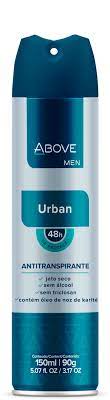 Desodorante Antitranspirante Above Men Urban Aerosol Com 150ml - Imagem 1