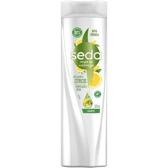 Shampoo Seda Recarga Natural Pureza Detox Com com 325mL - Imagem 1