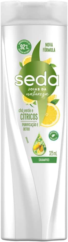 Shampoo Seda Recarga Natural Pureza Detox Com com 325mL - Imagem 1