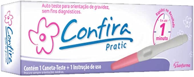 Teste De Gravidez Confira Pratic 1 Unidade - Imagem 1