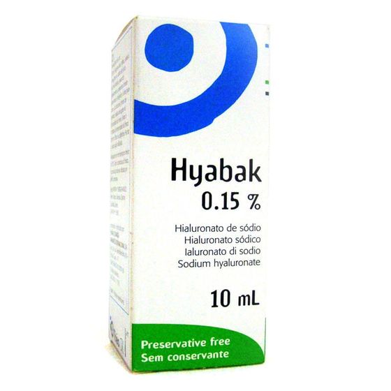 Hyabak 0,15% Solução Oftálmica 10ml - Imagem 1