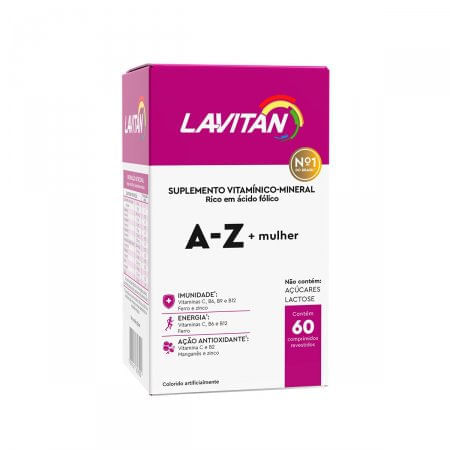 Lavitan A-Z Mulher 60 Comprimidos - Imagem 1