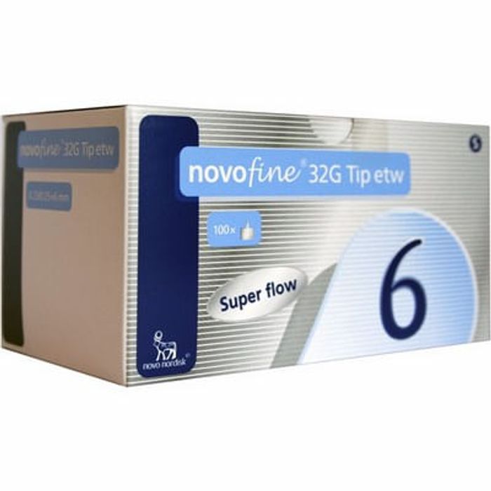 Novofine 32g 6mm - 100 Agulhas Descartáveis - Imagem 1