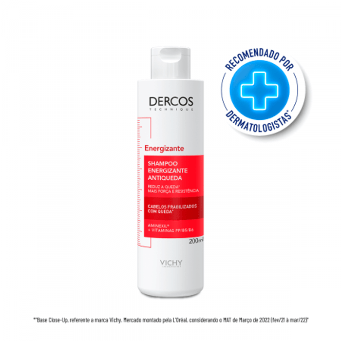 Shampoo Antiqueda Vichy Dercos Energy+ Frasco com 200g - Imagem 1