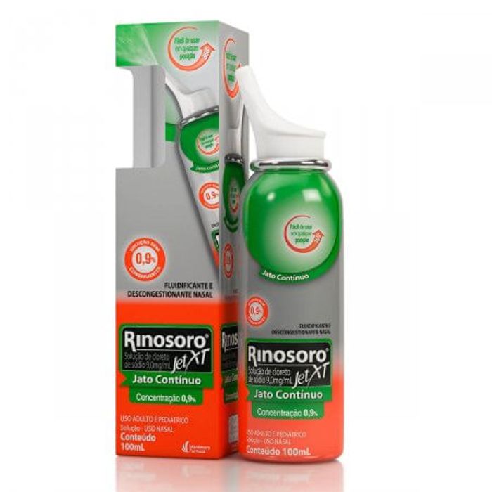 Rinosoro Jet XT 0,9% Spray 100mL - Imagem 1