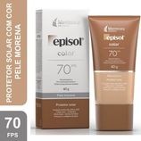 Protetor Solar FPS70 Episol Color Pele Morena 40G