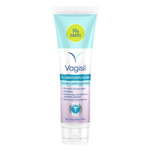 Gel Lubrificante Vagisil 50g + 50g, grátis
