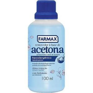 Removedor À Base De Acetona Farmax 100Ml