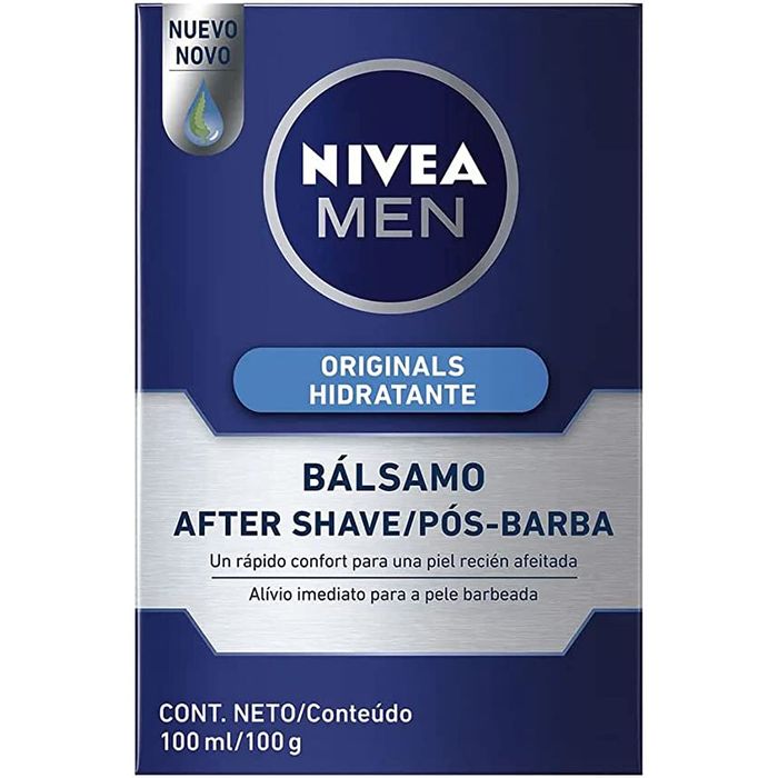 Bálsamo Pós-Barba Nivea Men Original Protect Caixa 100Ml - Imagem 1